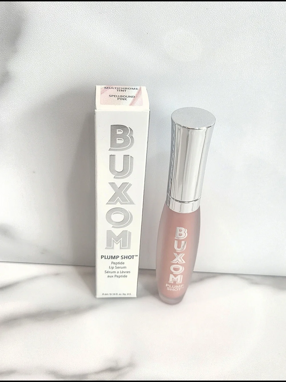 BUXOM COSMETICS Plump Shot Peptides Lip Serum In Spellbound Pink  NIB Retail $29